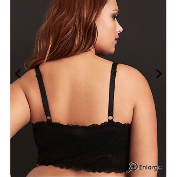 NWT Torrid 5x Strappy Sheer Floral Lace Bralette - Picture 2 of 3